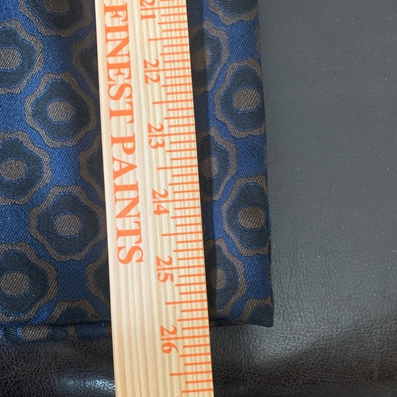 Ann Taylor Factory Women's Skirt, Blue & Black, Unlined, Zipper Back; Size 10 - Picture 8 of 8